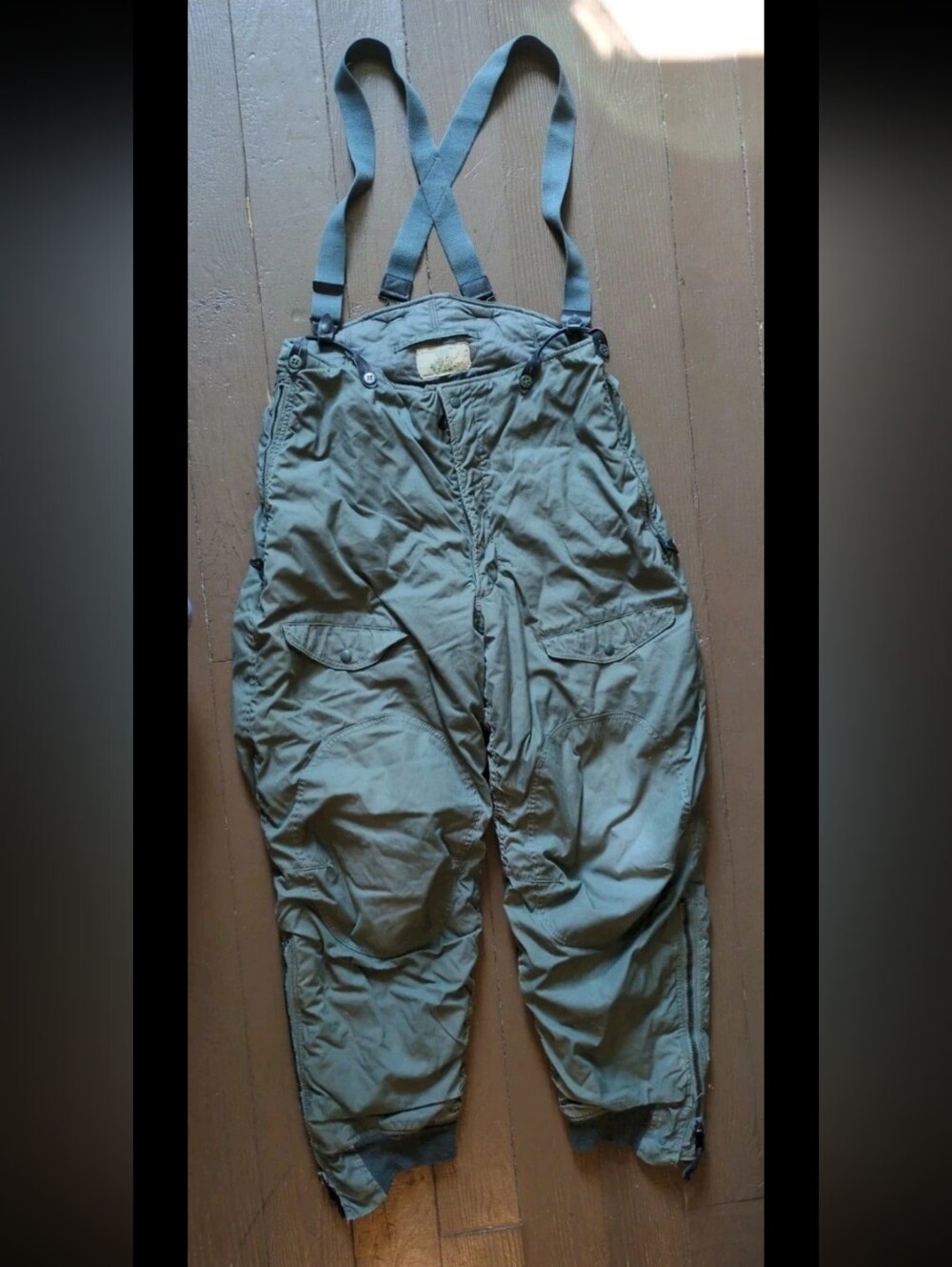 US Air Force Pants 36 Trousers ECW Type F-1B Extreme Cold Weather W/ Suspenders